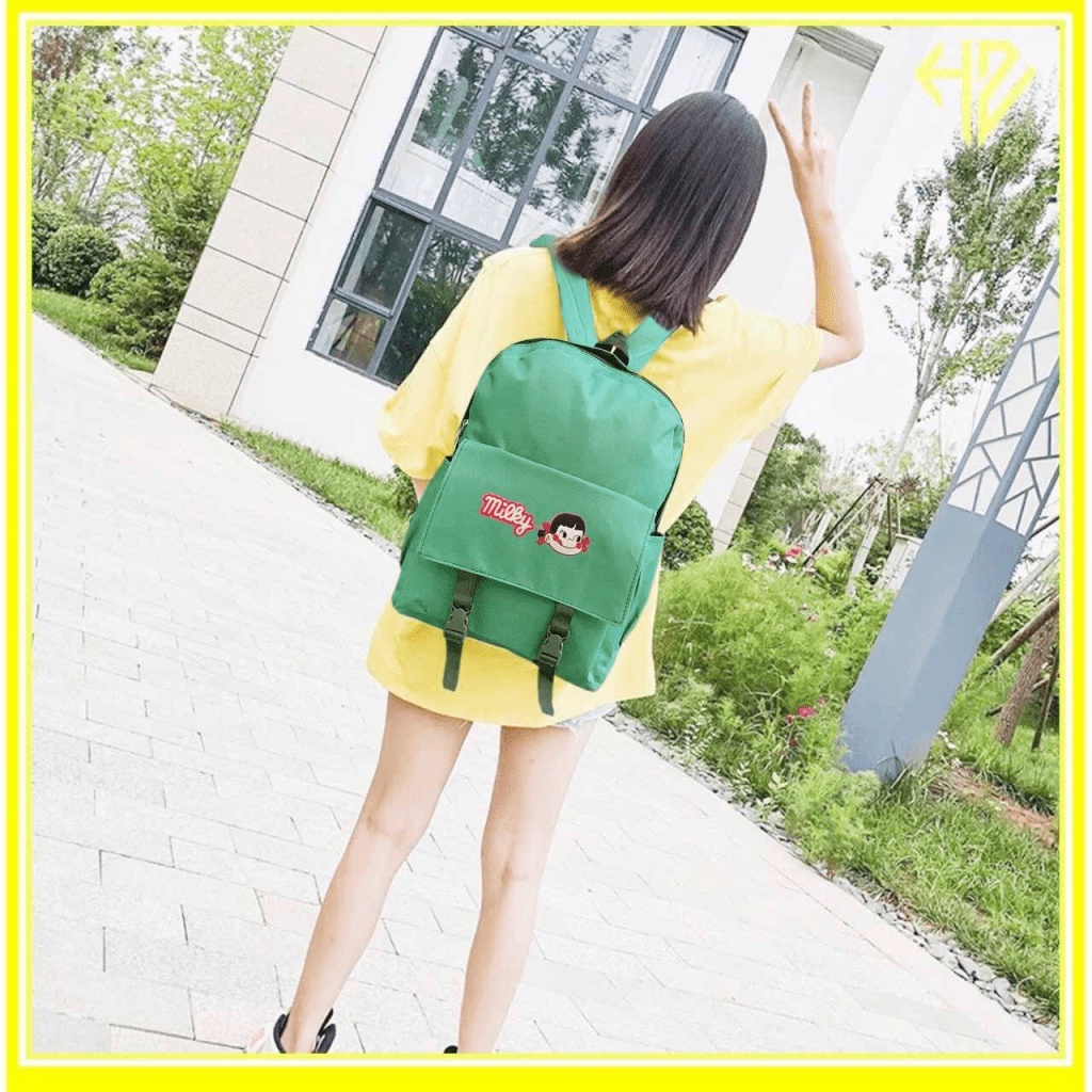 Balo Nữ Balo Đi Học, Balo Đựng Laptop Thời Trang Siêu Dễ Thương [New Unisex]
