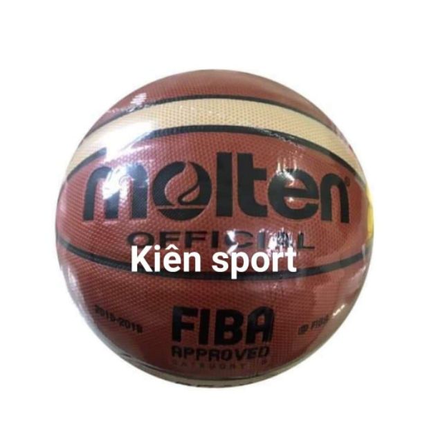 Quả bóng rổ MOLTEN hàng chính hãng của cty bóng động lực (tặng kèm lưới và kim bơm bóng )