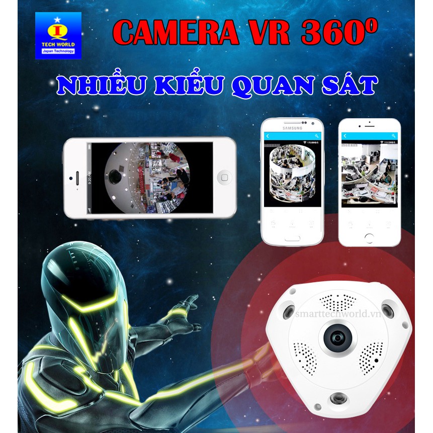 CAMERA IP VR 360 ĐỘ - THẾ HỆ MỚI