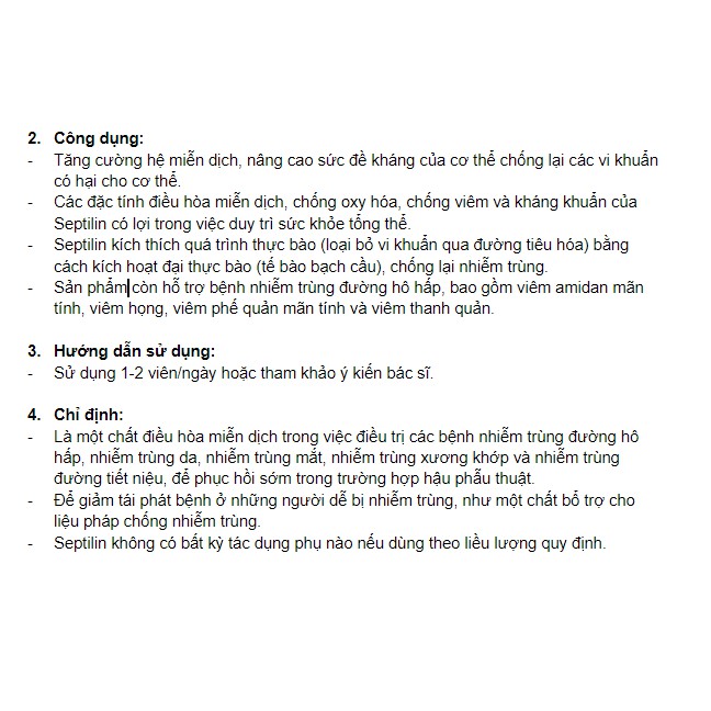 Himalaya Septilin - Tăng cường hệ miễn dịch, nâng cao sức đề kháng