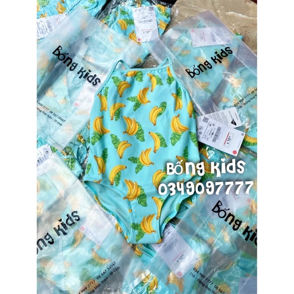 Đồ Bơi Suit Bé Gái Banana Xanh Trời ZR