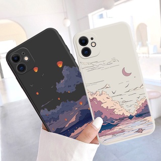 Ốp Điện Thoại Họa Tiết Hoàng Hôn Anime Dành Cho Huawei Honor 8X 10 20 20S 30 Lite 30 9X Pro Play