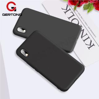 Ốp điện thoại TPU + silicon mềm màu đen nhám thời trang cho Xiaomi Redmi Note 8 7 5 Pro 5 Plus 8A 6A 5A K20