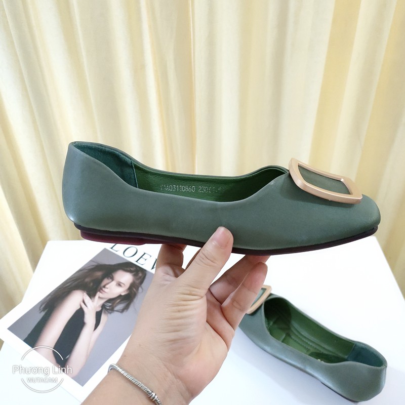 Giày búp bê bệt nữ Phuong Linh 86 shop hàng hiệu mũi nhọn cao cấp B2