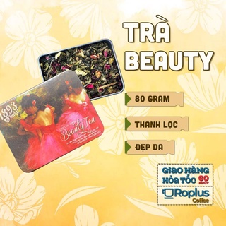Trà hoa hỗ trợ đẹp da hộp thiếc Beauty Tea Đà Lạt 1893