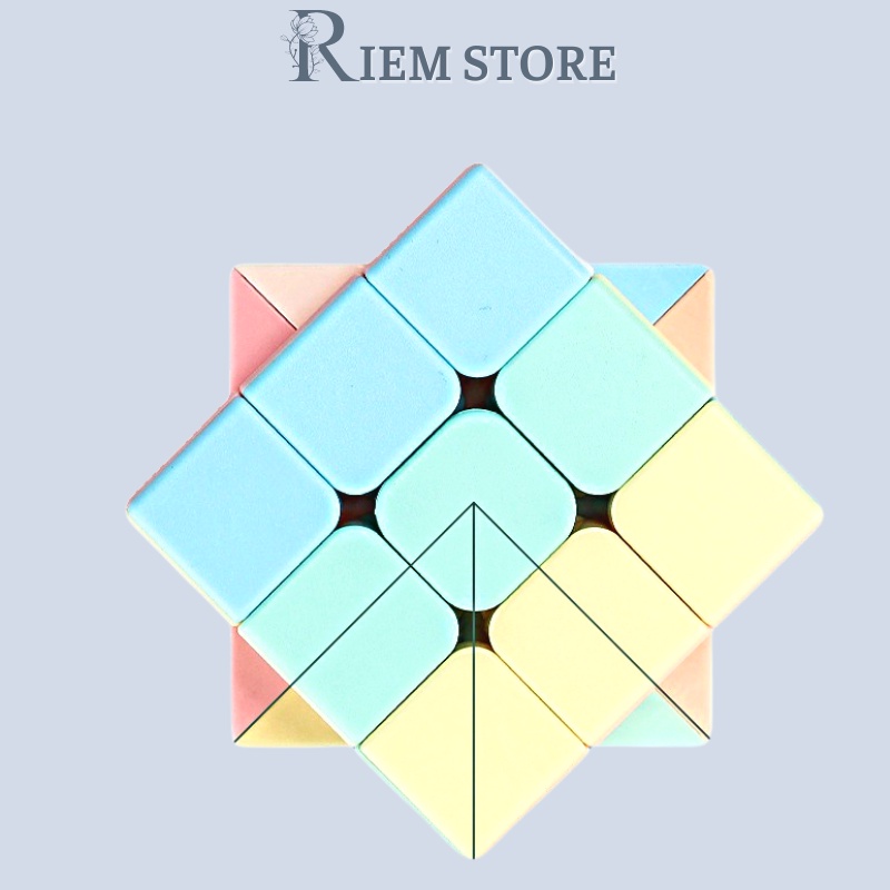 Rubik 3x3ồ Chơi Trí Tuệ Cao Cấp Đa Dạng Kích Thước, Kích Thích Khả Năng Tư Duy Phán Đoán RIEM