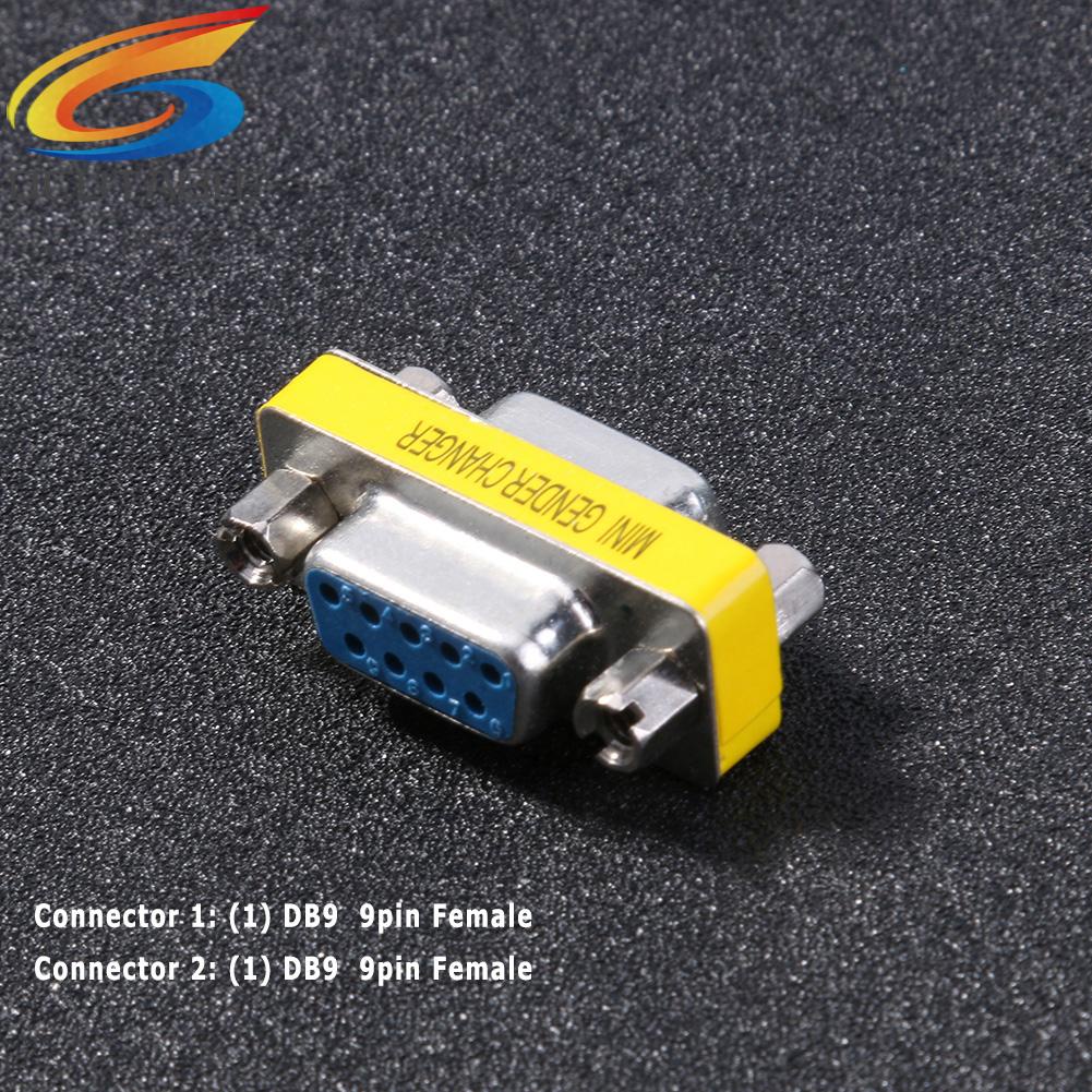 Set 2 Đầu Nối Chuyển Đổi DB9 Female Sang Female RS232