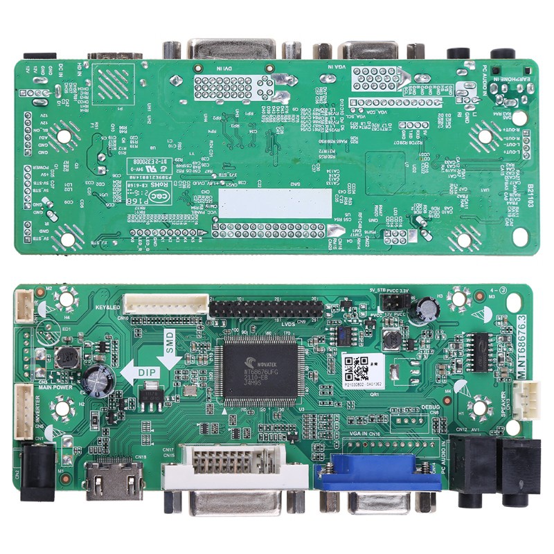 YOGA Controller Board LCD HDMI DVI VGA Audio PC Module Driver DIY Kit 15.6" Display B156XW02 1366X768 1ch 6/8-bit 40 Pin Panel