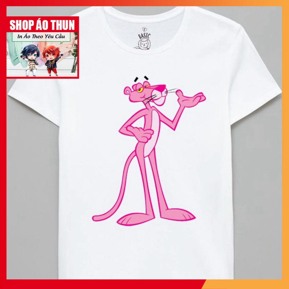 HAI-TSHIRT3  ÁO THUN BÁO HỒNG PINK CUTE03 MỚI