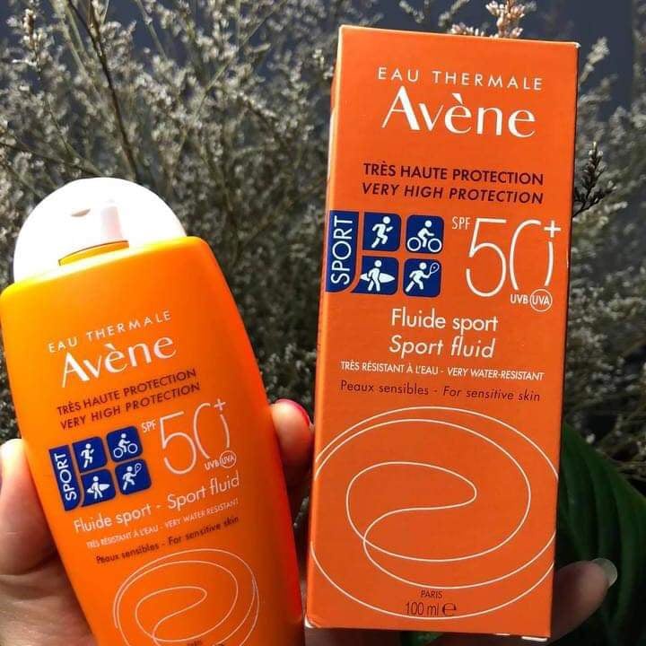Kem Chống Nắng Avene Fluide Sport Spf 50+ Cho Da Nhạy Cảm 100ml