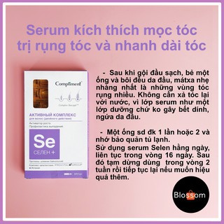 Tinh chất serum kích thích mọc tóc trị rụng tóc và nhanh dài tóc Compliment SE SELEN+