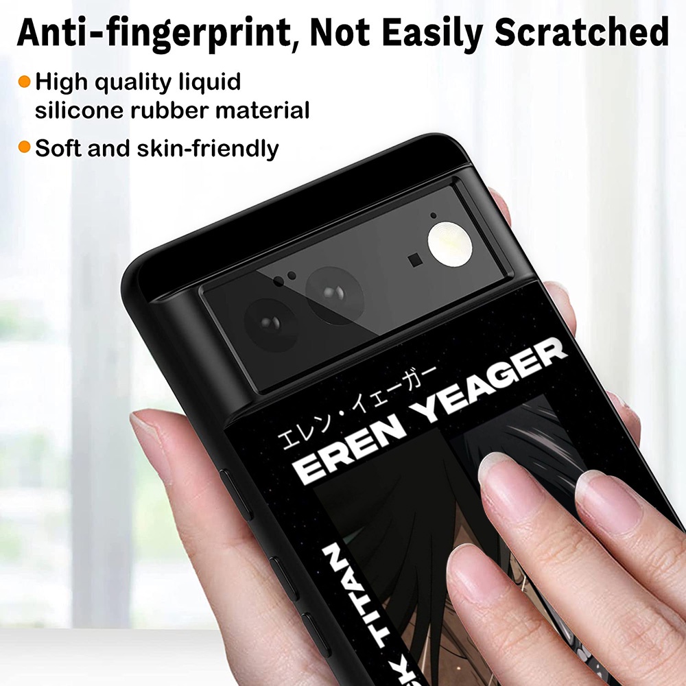 Ốp điện thoại mềm hình anime Attack On Titan cho Google Pixel 3 3a 3XL 4A XL 5 6 Pro