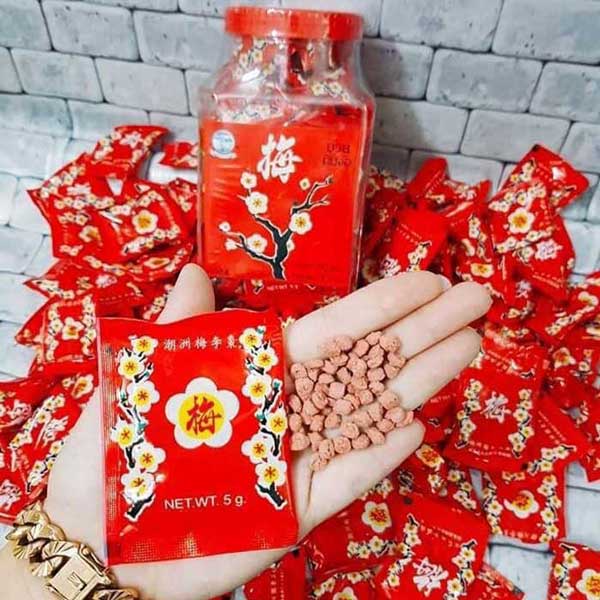 Ô mai hoa đào Thái Lan lẻ gói