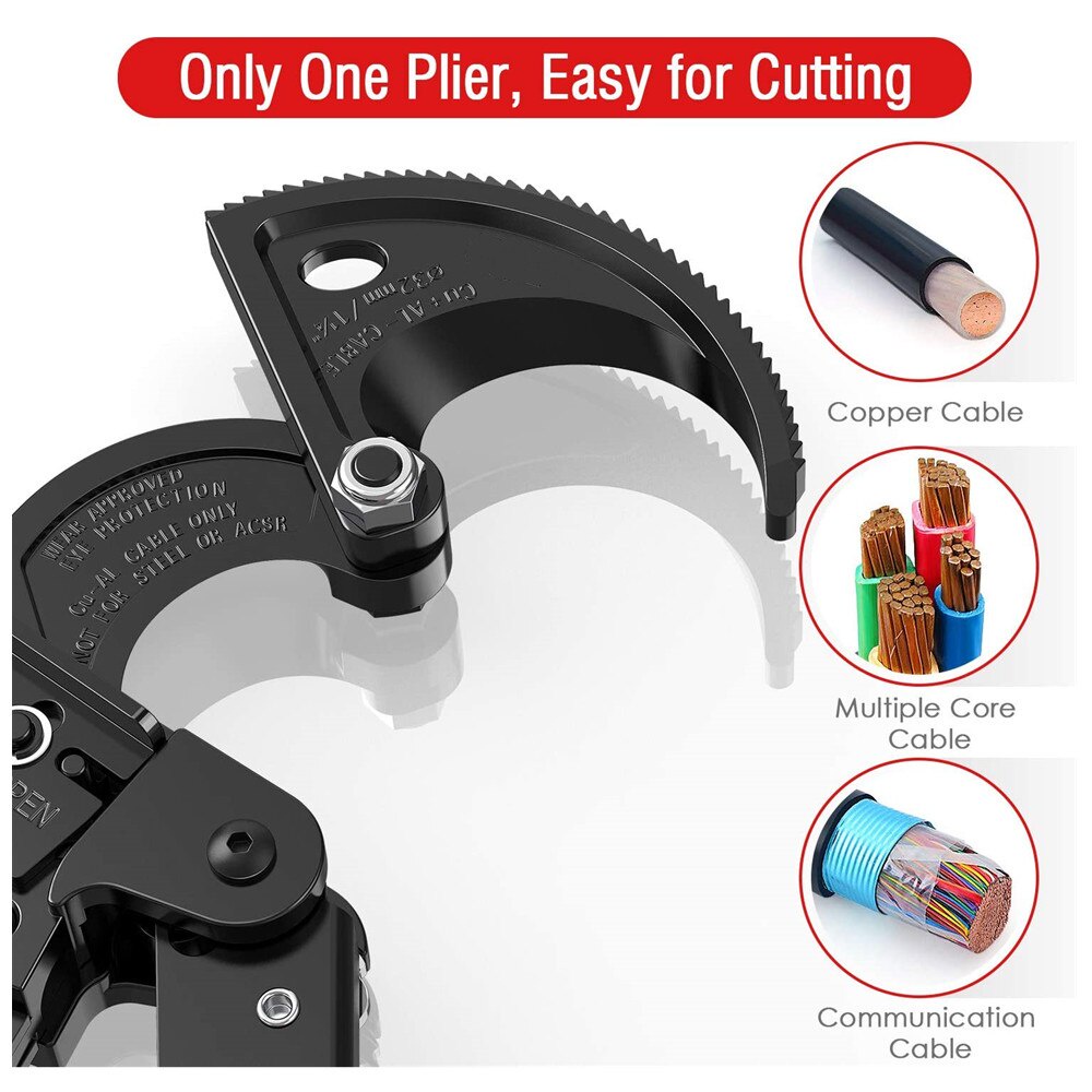 WOZOBUY Kìm Cắt Dây Điện Dây Đồng Nhôm 240mm² Chuyên Dụng