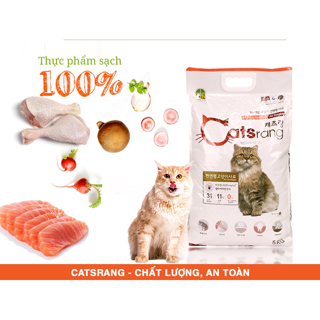 Thức ăn cho mèo Catsrang 5kg