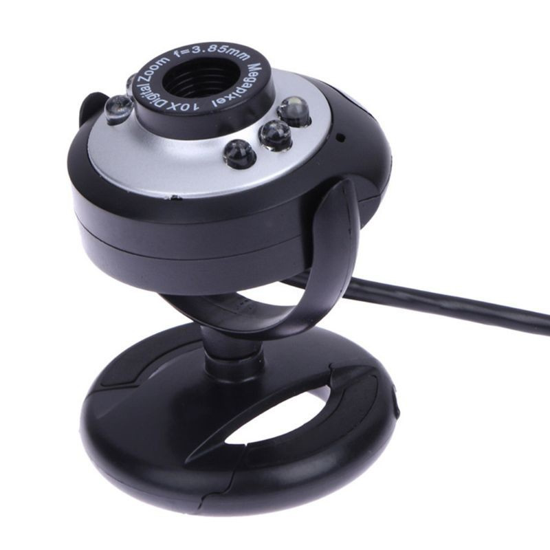 DOU Clip-on Night Vision Six-lamp Computer Camera Laptop Webcam Video Zoom Home Photography Camera Lens Accessories