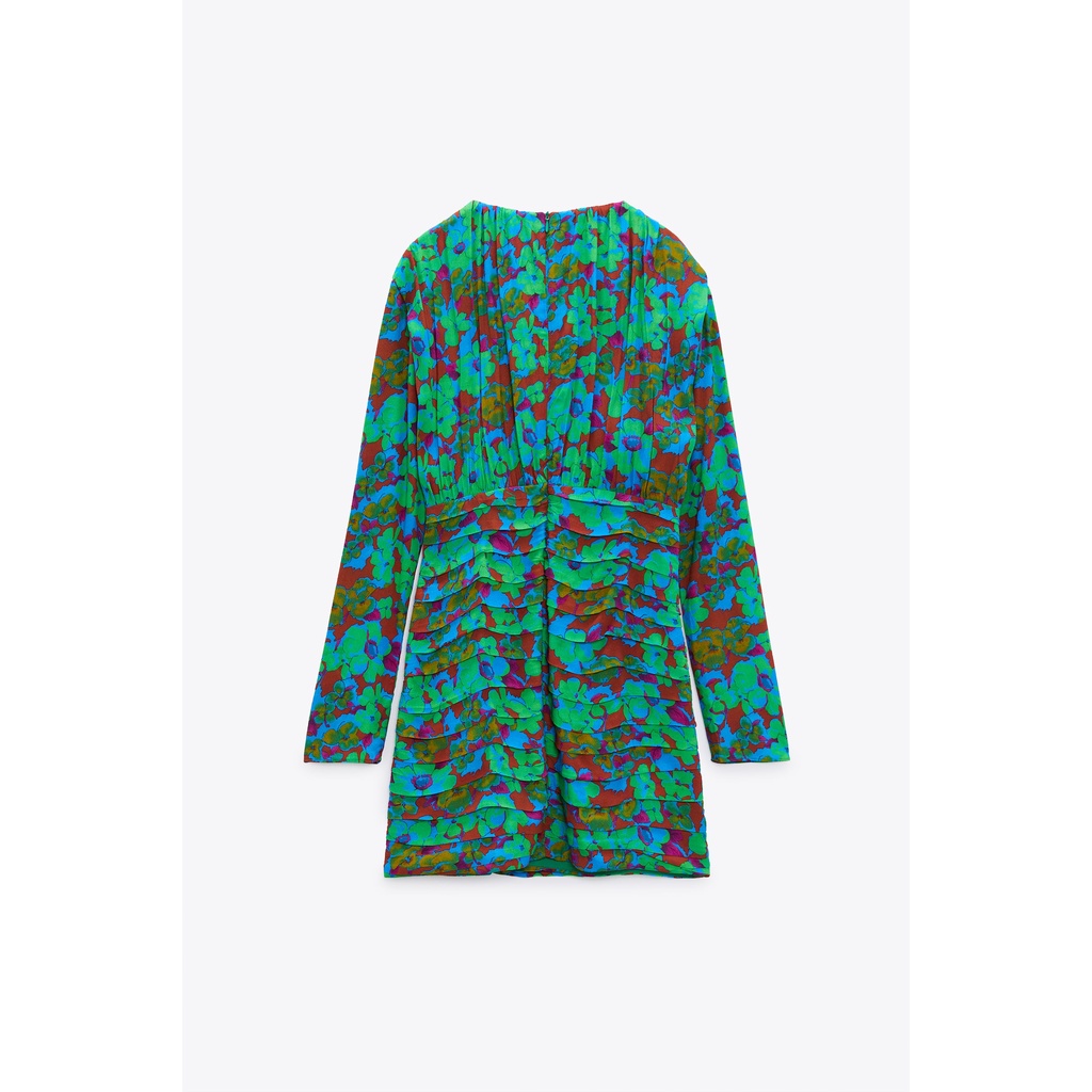 Váy ZARA hoa AUTH Size XS