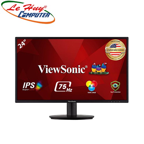 Màn hình máy tính Viewsonic VA2418-SH-2 23.8Inch FHD IPS 75Hz