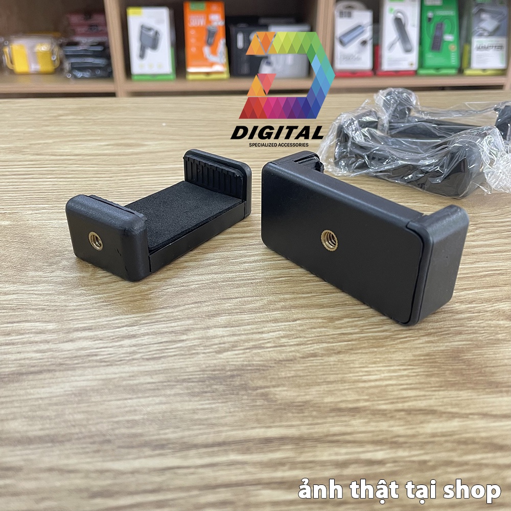 Đầu Kẹp Điện Thoại Rời Gắn Tripod & Chân Máy Ảnh Loại Chuẩn Xịn