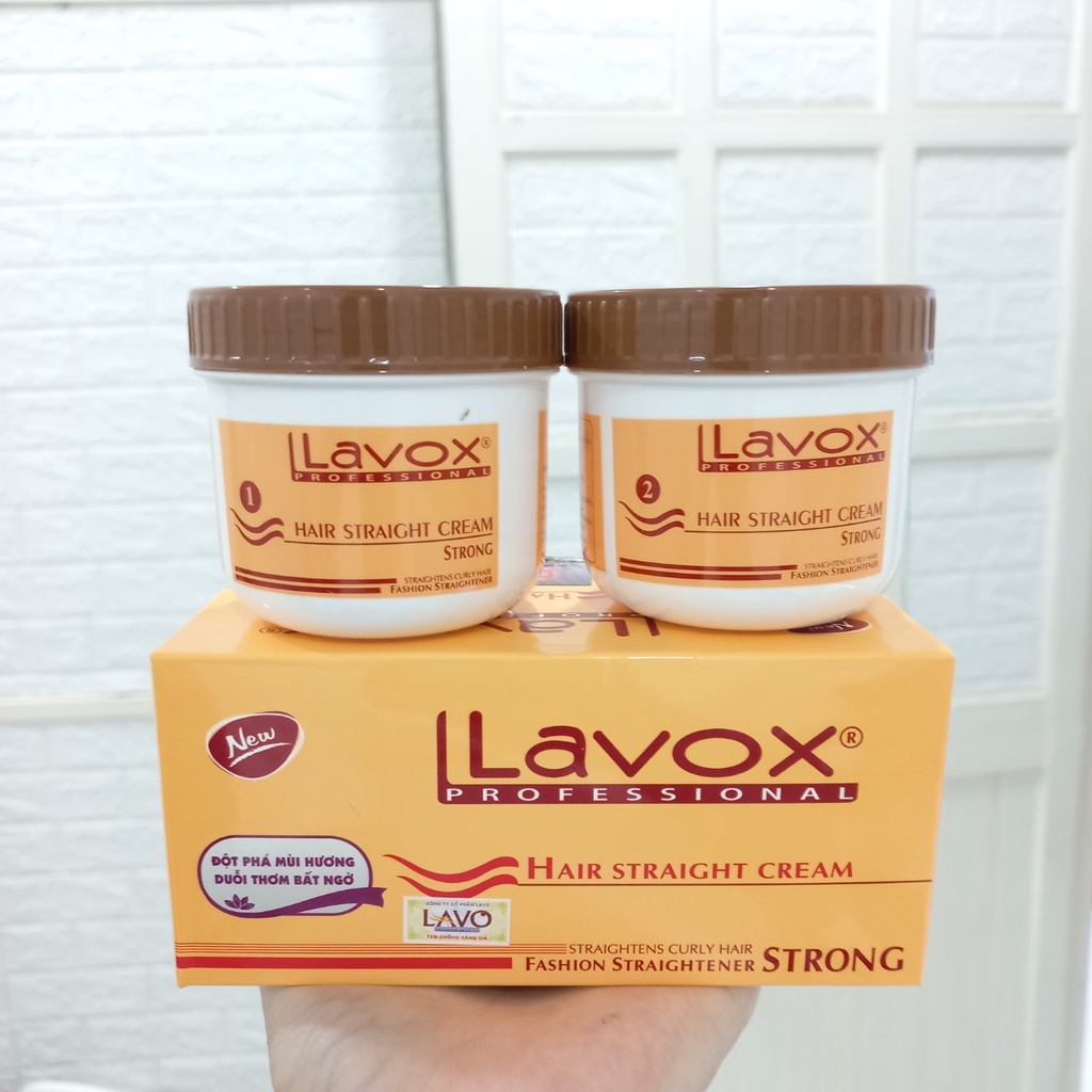 Duỗi tóc Lavox Nano Complex 2x150ml / Straight Cream Strong 2 x 140ml