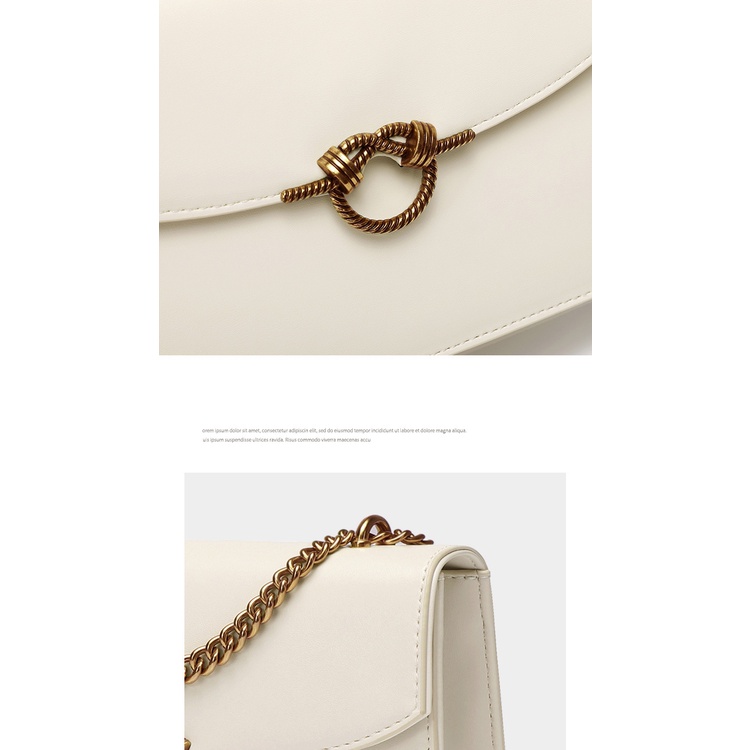 Túi Đeo Chéo Da PU Dáng Vuông Nhỏ Phối Dây Xích Thời Trang Mùa Hè 2022 Cho Bạn Gái