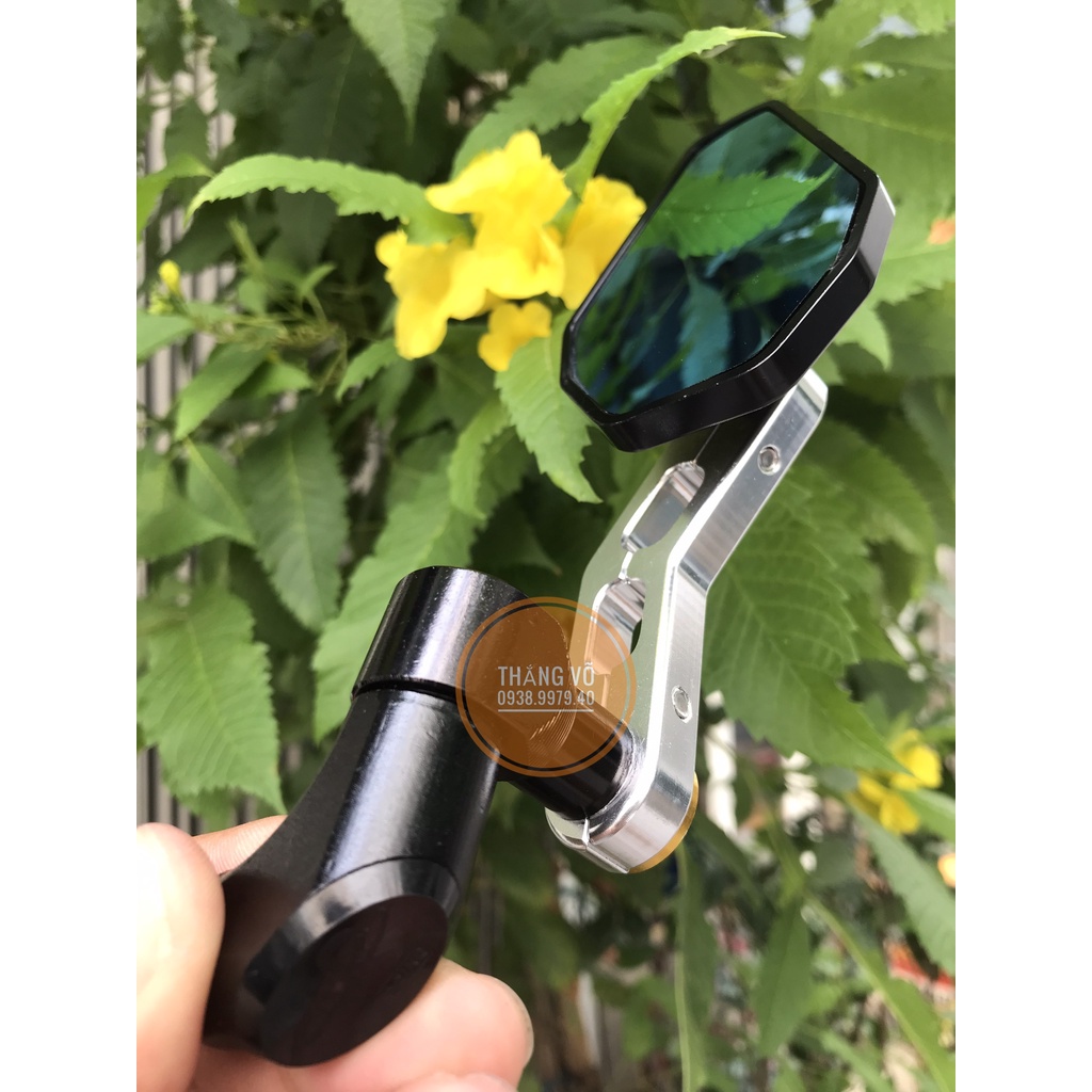 Kính CRG, Gương CRG chân 3D Nhôm CNC đủ màu kính chiếu hậu CRG tất cả xe máy