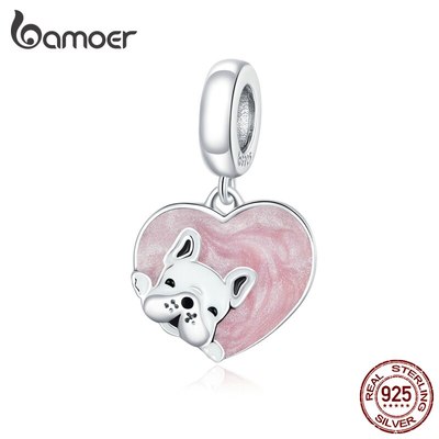 BAMOER Mặt Vòng cổ/Vòng Tay/Vòng cổ Hình Chú Cún Bằng Bạc 925 BSC360