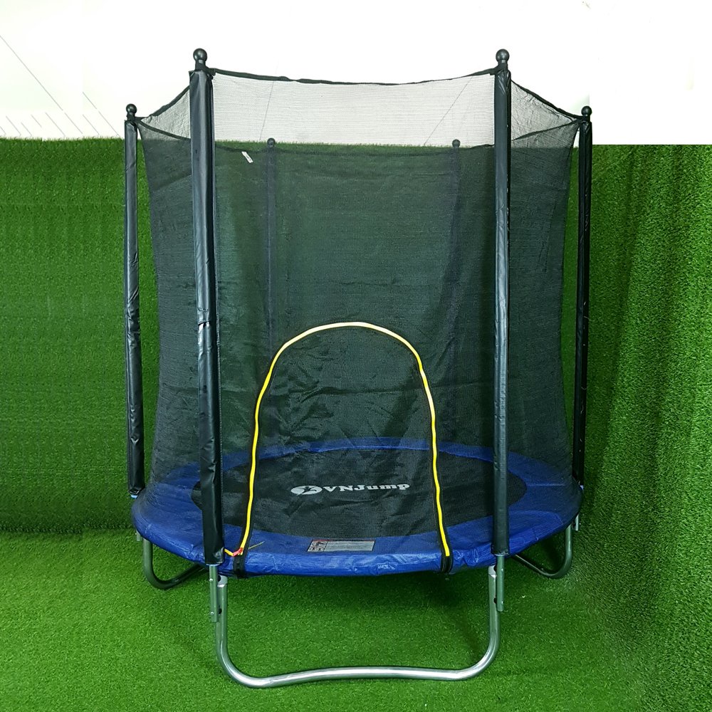 Bạt nhún VNJump, nhà nhún lò xo trampoline đường kính 183cm PL1902-183