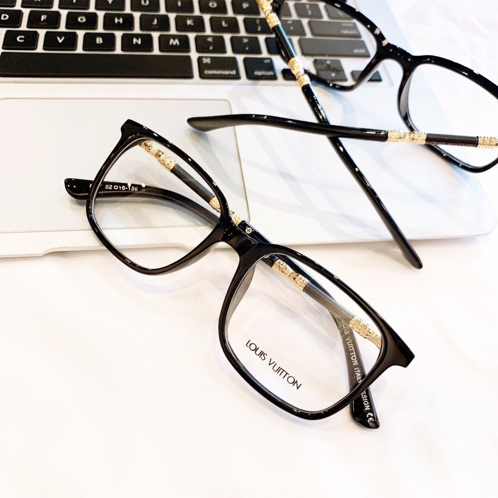 Gọng kính cận vuông A1014 kèm sẳn tròng 0 độ chống ánh sáng xanh bảo vệ mắt trước màn hình phù hợp mặt tròn, dài | BigBuy360 - bigbuy360.vn