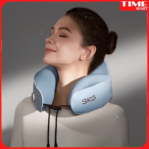 [CHÍNH HÃNG] Gối giữ nhiệt ấm cổ chữ U SKG, Máy làm ấm cổ SKG đa chức năng trị liệu giảm đau mỏi cổ vai gáy [TIME_MART ]