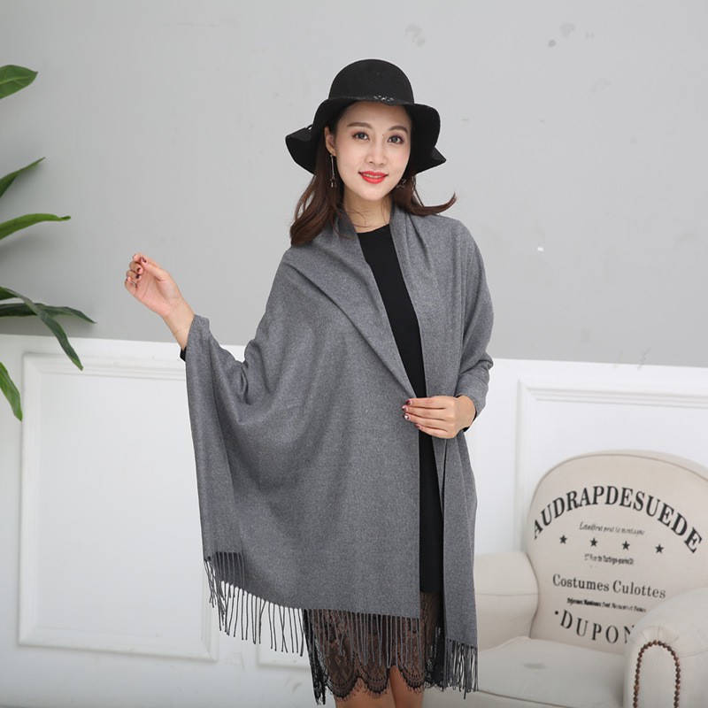 [THANH LÝ❤️] KHĂN CASHMERE QUÀNG CỔ MÀU TRƠN CỰC MỊN ĐẸP