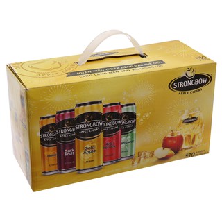 Nước táo lên men Strongbow thùng 24 lon 330ml