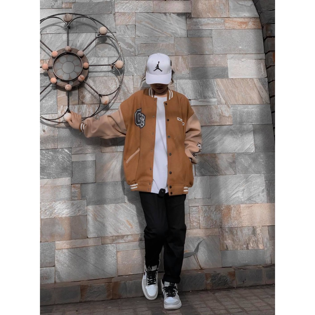 ÁO KHOÁC BÓNG CHÀY - ÁO BOMBER CANDLES JACKET NỈ IN HÌNH UNISEX ULZZANG - GIN STORE