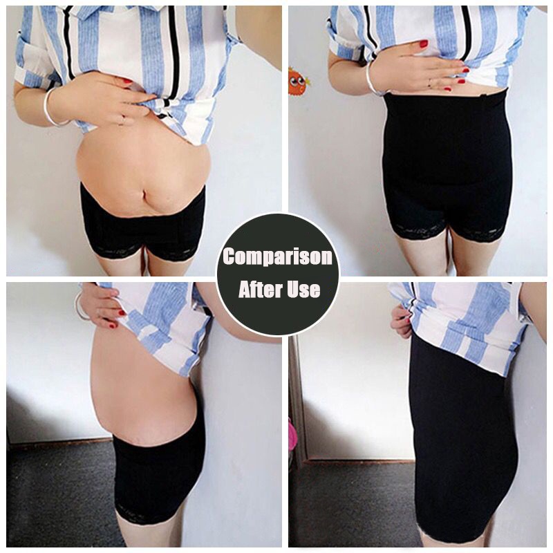 Quần lót Aoweinisi lưng cao phối ren thoáng mát thoải mái cho nữ