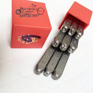 Bộ đột số đóng số 6mm-XUÔI
