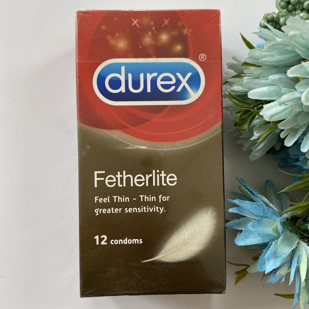 [CHÍNH HÃNG] Bao cao su DUREX Fetherlite Siêu Mỏng - Hộp 12 Cái - xuất xứ ANH