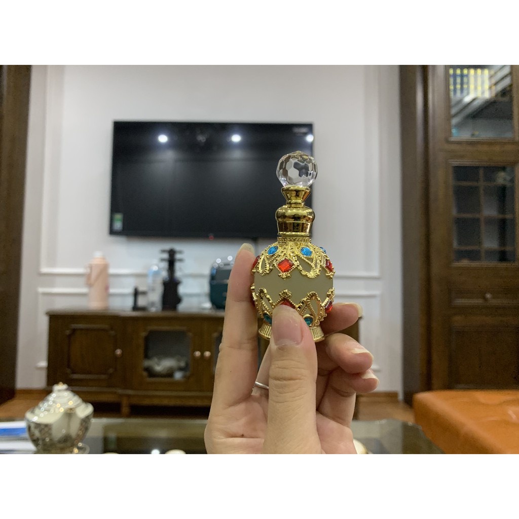 Nước Hoa Nam Nữ, Tinh Dầu Nước Hoa Dubai Lọ Tròn 15ml Chính Hãng Thơm Lâu Quyễn Rũ Lưu Hương 16 - 24h