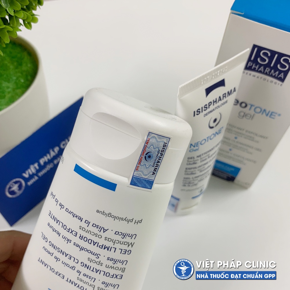 Sữa rửa mặt làm sáng da, giảm thâm nám Isis Pharma Neotone Gel