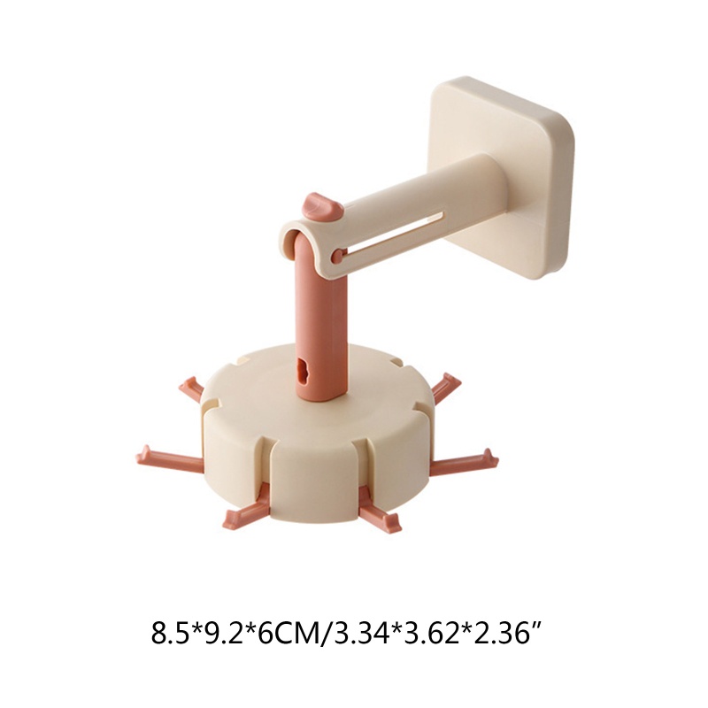 Kẹp Giữ Điện Thoại Xoay 360 Độ° Giá Treo Khăn 7 Móc Có Thể Xoay Tiện Dụng Cho Phòng Tắm / Phòng Ngủ