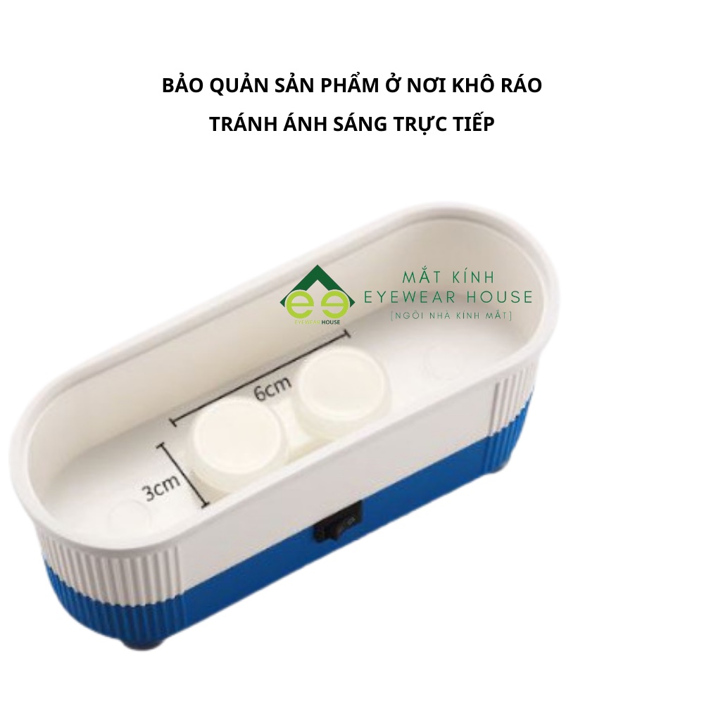 Máy rửa vệ sinh chuyên dụng Eyewear House dành cho Mắt Kính/Kính áp tròng - Phụ kiện thời trang - Trang sức