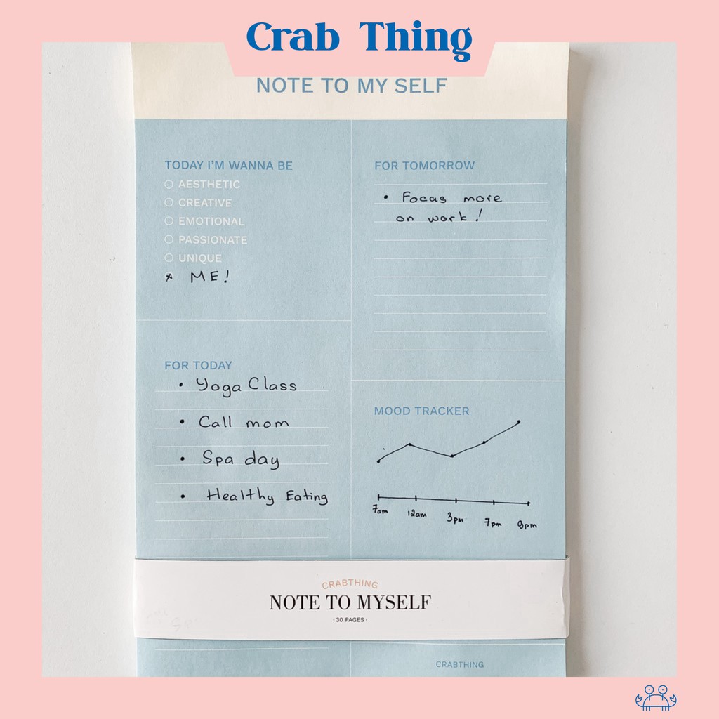 Giấy note chú thích cho bản thân - Crabit Note to myself - 30 tờ [GIÁ TẬN XƯỞNG]