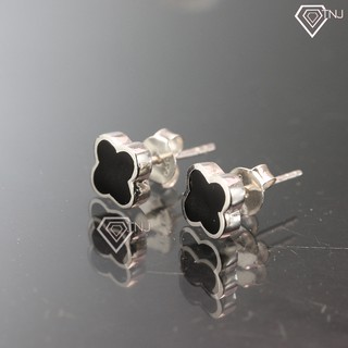 Khuyên tai nam bạc 925, bông tai bạc nam đẹp giá rẻ BTA0008 Trang Sức TNJ