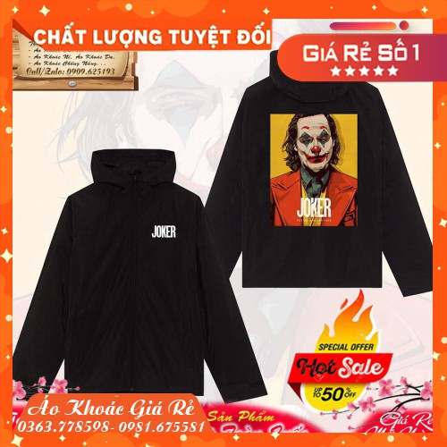 [Giá Rẻ] ÁO KHOÁC DÙ In 3D (M1160 - Joker)