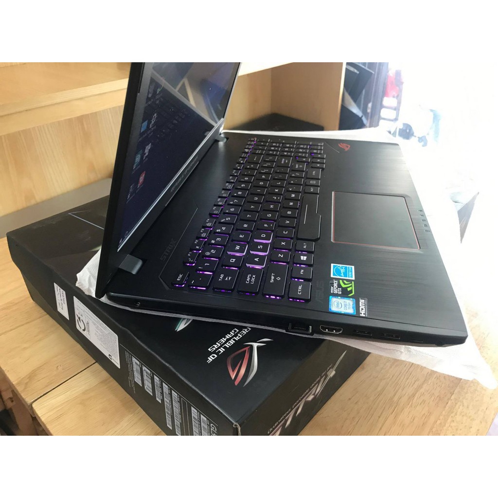 Laptop Gamming Cũ Asus GL553VD-FY305 i7-7700HQ|8GB|HDD 1TB|NVIDIA GTX 1050 4GB|15"6