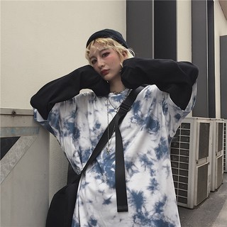 Áo thun nữ form rộng 🔥freeship🔥 áo thun nữ đẹp style loang màu thời trang tiktok 2020