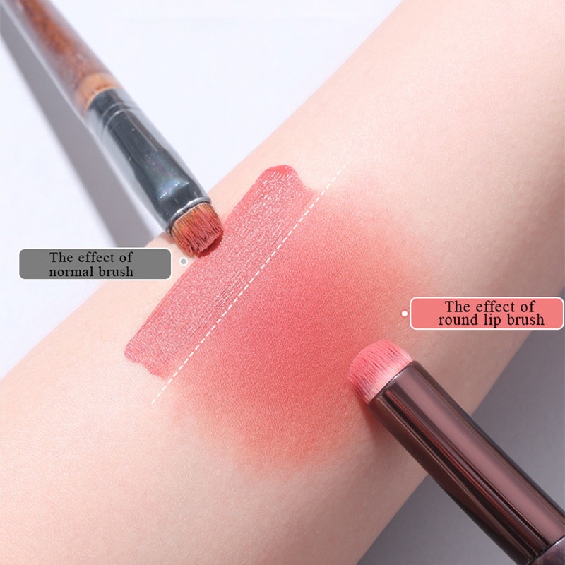 1 Cọ Trang Điểm Môi Đầu Tròn Lông Nylon Chống Nhòe Che Khuyết Điểm Đa Năng