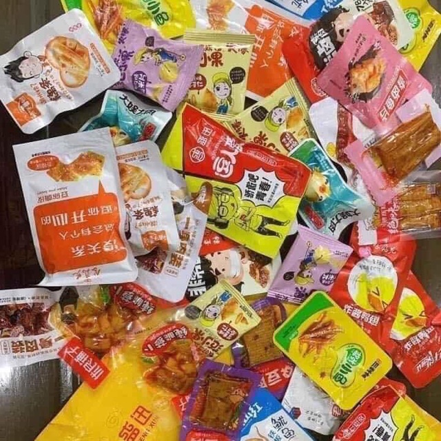 Set ăn vặt 36 món ngon tê cay