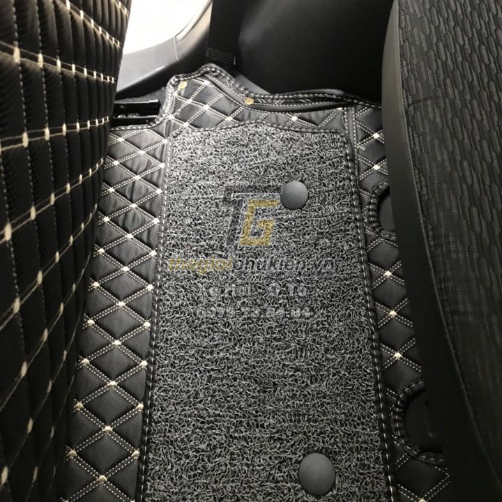 Suzuki XL7 - Trọn bộ lót cốp full thành và lót sàn da 6D cho Xe hơi, Ô tô