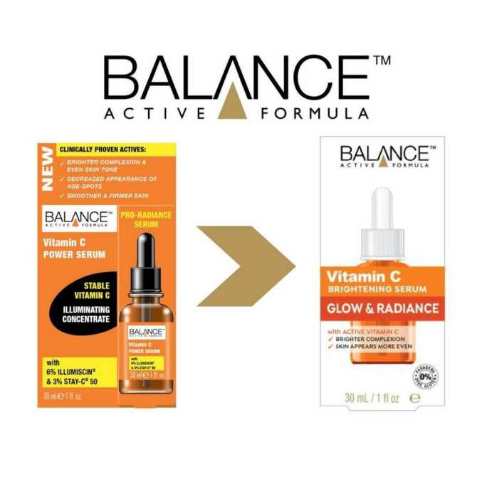 Tinh Chất Làm Sáng Da Balance Vitamin C Brightening Serum Glow & Radiance 30ml