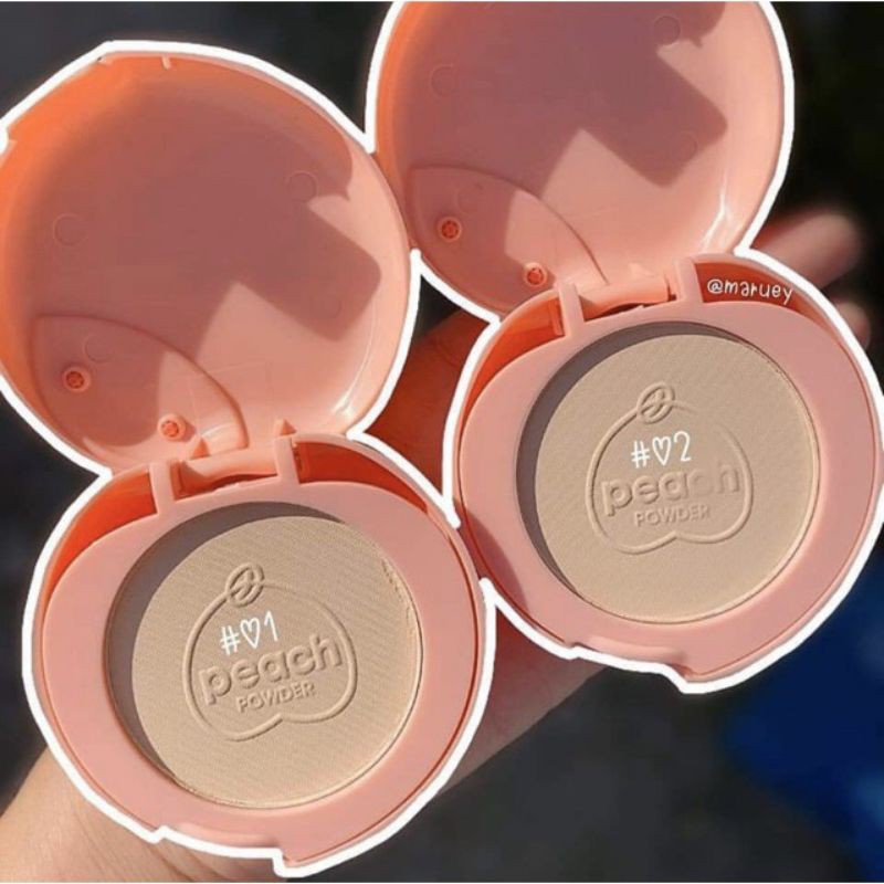 [FREE SHIP]Phấn nén Kiss Beauty phiên bản trái đào Peach Powder